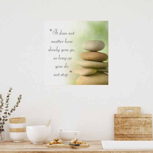 Poster van de Spa-behandeling (Keuken)