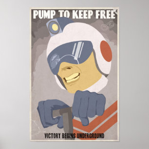 Poster van de spelpropaganda van Arcade - vierde i