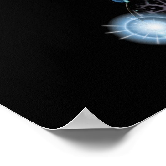 Poster van de sphere Rider van Qwiby (Hoek)