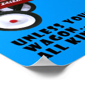 Poster van de spoelwagen (Hoek)