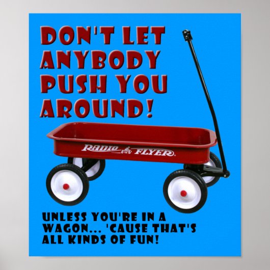 Poster van de spoelwagen (Voorkant)