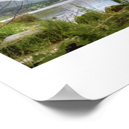 Poster van de spoorweg (Hoek)