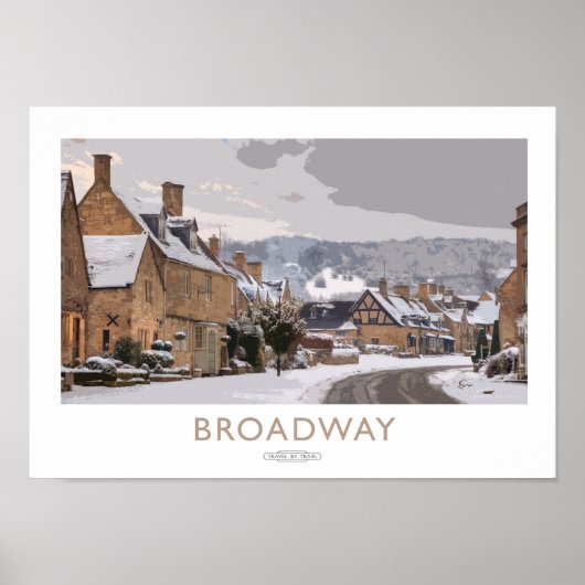 Poster van de spoorweg (Voorkant)