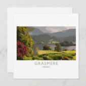 Poster van de spoorweg feestdagenkaart (Voorkant / Achterkant)