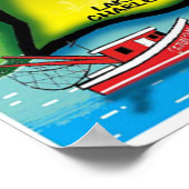 Poster van de staat Louisiana (Hoek)