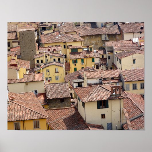 Poster van de stad Florence (Voorkant)