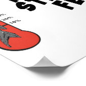 Poster van de sterkkoorts (Hoek)