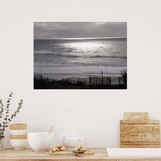 Poster van de Stille Oceaan (Keuken)