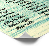 Poster van de stoelenkaart - Seagull Design (Hoek)