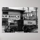 Poster van de straathoek van New Orleans (Voorkant)