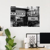 Poster van de straathoek van New Orleans (Thuiskantoor)