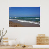 Poster van de strand van Padre Island (Keuken)