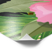 Poster van de strandvakantie met Tamarindo Costa R (Hoek)