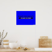 Poster van de strijd voor gerechtigheid (Keuken)