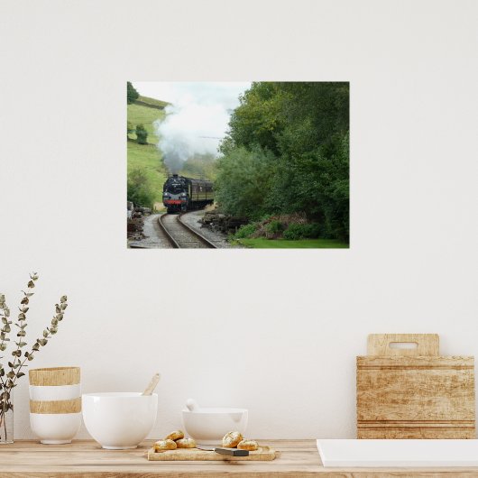 Poster van de stuurmachinetraining (Keuken)