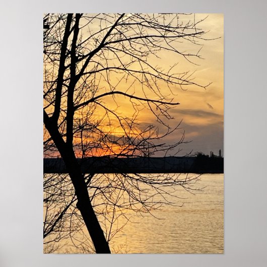 Poster van de Sunset (Voorkant)