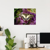Poster van de swallowtail Butterfly (Thuiskantoor)