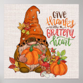Poster van de Thanksgiving van Gnoome (Voorkant)