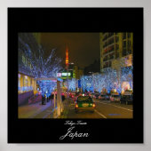 Poster van de Tower van Tokyo in Japan (Voorkant)