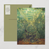 poster van de trommel briefkaart (Voorkant / Achterkant)