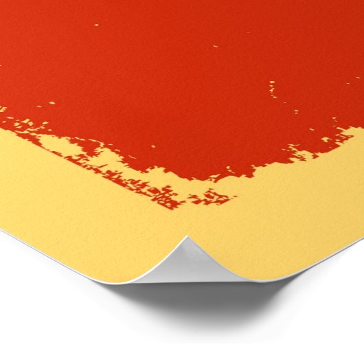 Poster van de Turkse banner (Hoek)