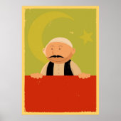 Poster van de Turkse banner (Voorkant)