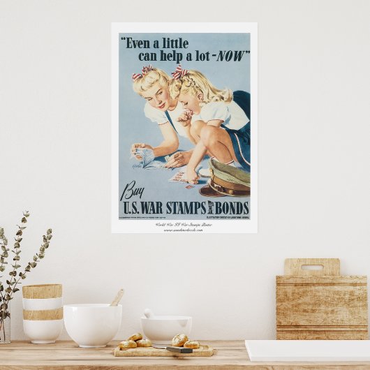 Poster van de Tweede Wereldoorlog (Keuken)