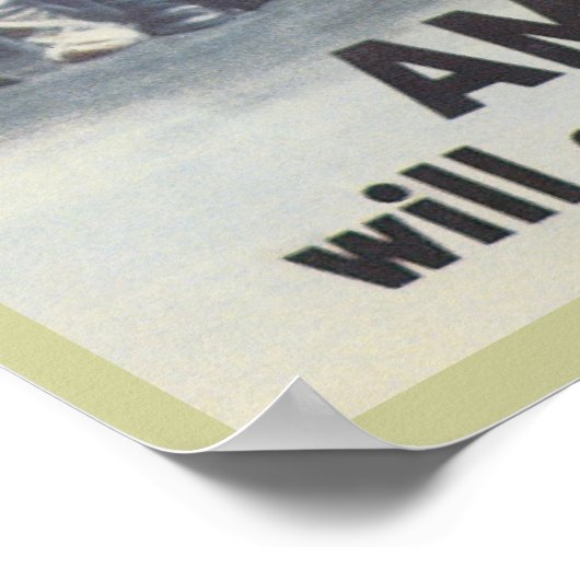 Poster van de Tweede Wereldoorlog (Hoek)