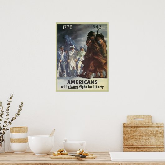  Poster van de Tweede Wereldoorlog (Keuken)