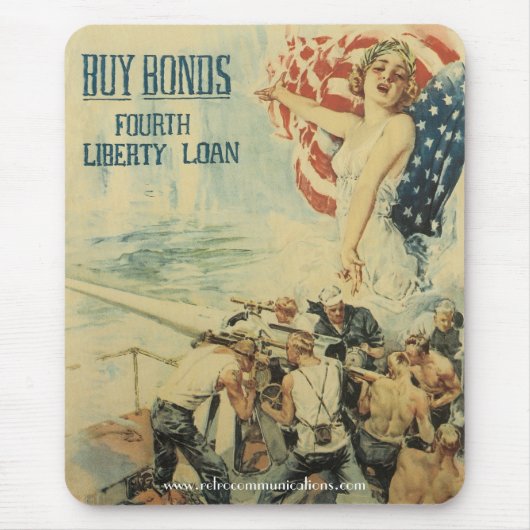 Poster van de Tweede Wereldoorlog Muismat (Voorkant)