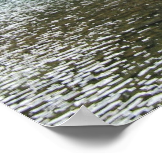 Poster van de Uitzicht van Moutain en Lake (Hoek)