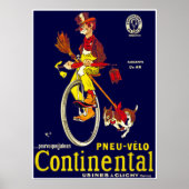  Poster van de Unicycle: continentale banden (Voorkant)