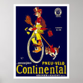  Poster van de Unicycle: continentale banden (Voorkant)