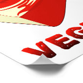 Poster van de vegetarische Funny (Hoek)