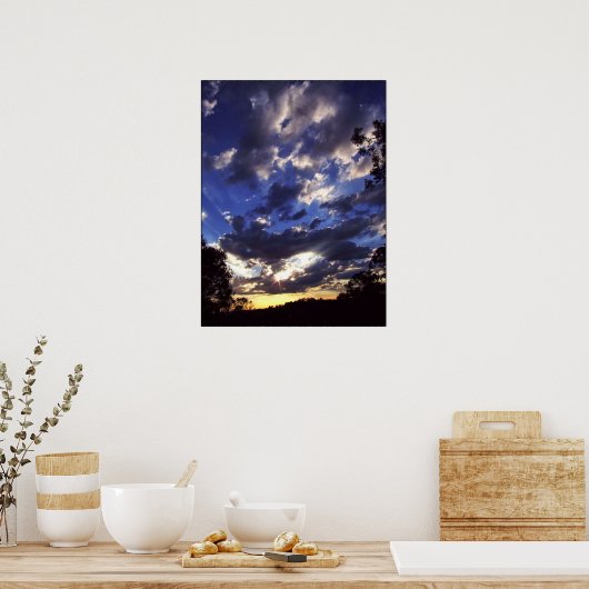 Poster van de veldspinkeling (Keuken)