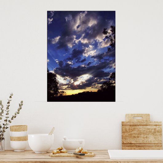 Poster van de veldspinkeling (Keuken)