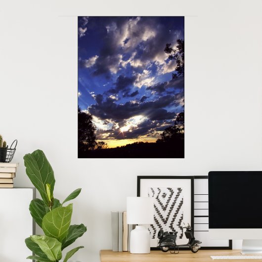 Poster van de veldspinkeling (Thuiskantoor)