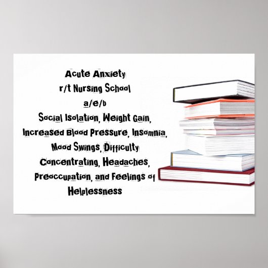 Poster van de verpleegschool (Voorkant)