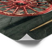 Poster van de Victoriaans era-brandweerpost (Hoek)