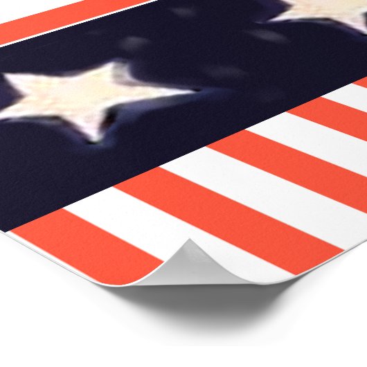 Poster van de vierde partij van juli (Hoek)