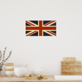 Poster van de vlag van de Britse Unie (Keuken)