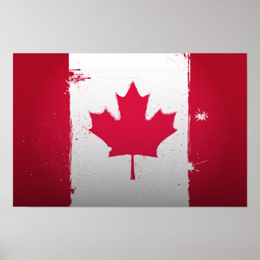 Poster van de vlag van Urban Canada (Voorkant)