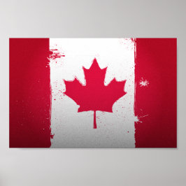 Poster van de vlag van Urban Canada