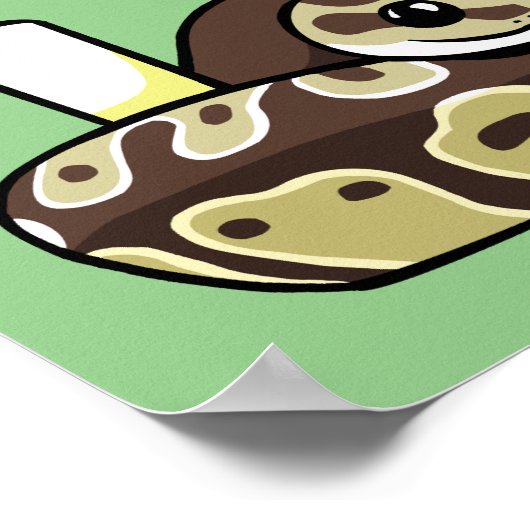 Poster van de vogelslang van de valkuil van de Pyt (Hoek)