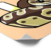 Poster van de vogelslang van de valkuil van de Pyt (Hoek)