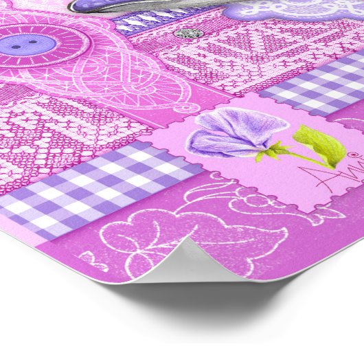 Poster van de vogelventilator en van de opacup van (Hoek)