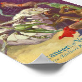 Poster van de vogelverschrikkerij van Venus (Hoek)