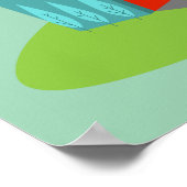 Poster van de voorstad Retro (Hoek)