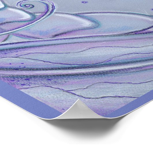 Poster van de voorste lavender (Hoek)