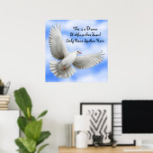 Poster van de vrije zone voor drama en misbruik (Thuiskantoor)